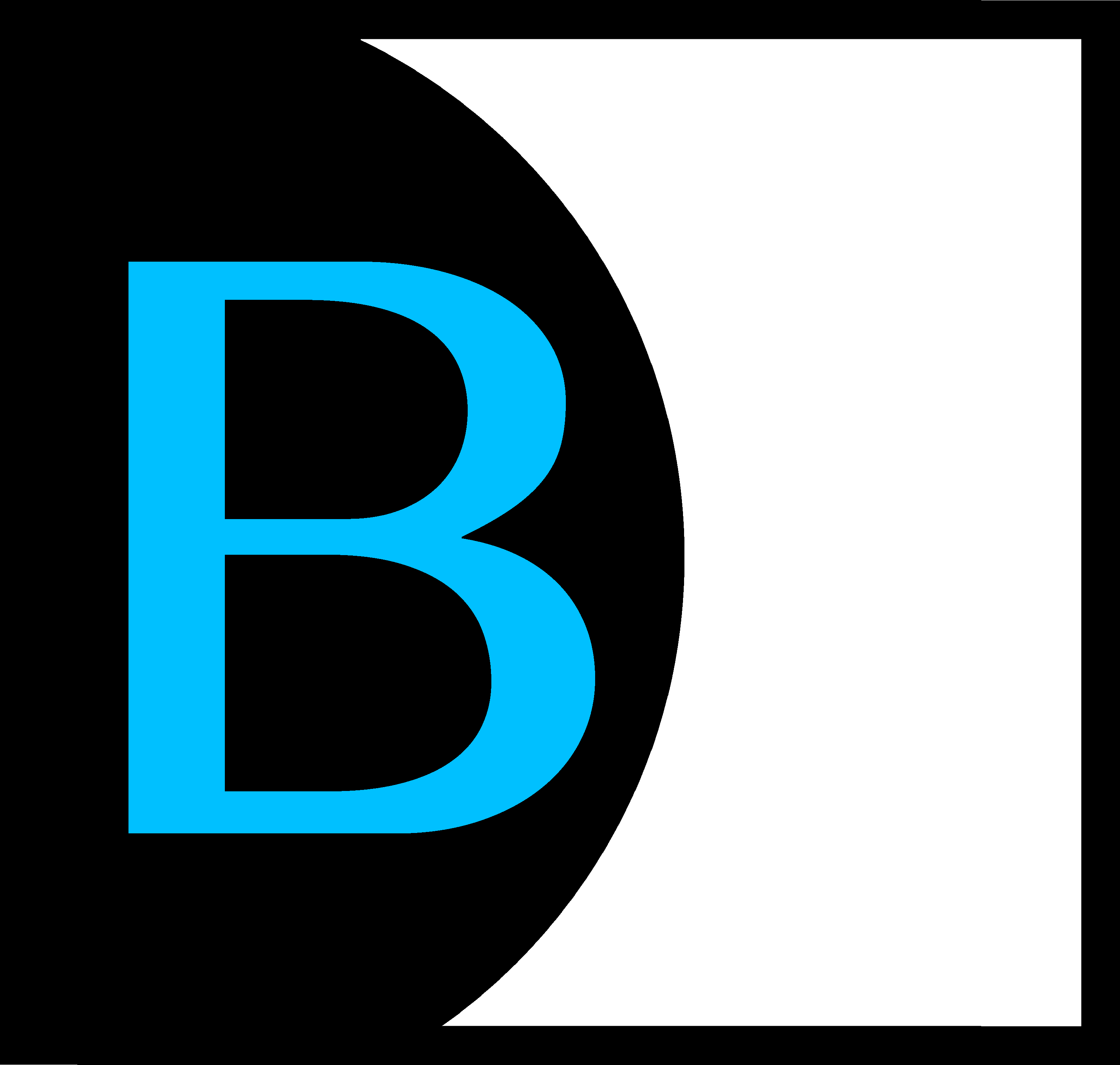 BLEU Real Estate Logo - Black Favicon